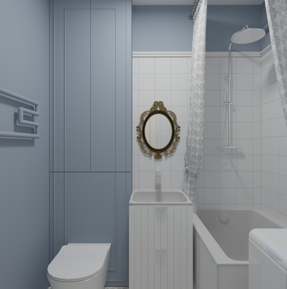 Очень маленькая ванная