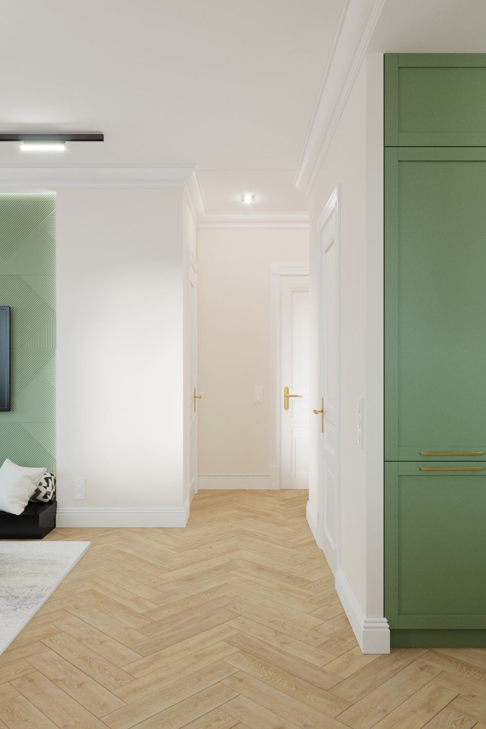 Яркий интерьер квартиры в стиле сканди