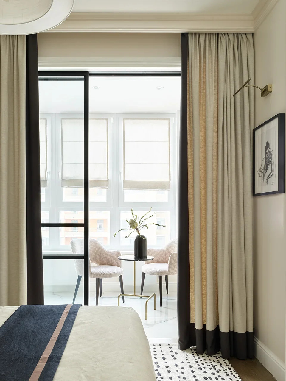 Houzz тур: 45 кв.м — квартира в оттенках заката