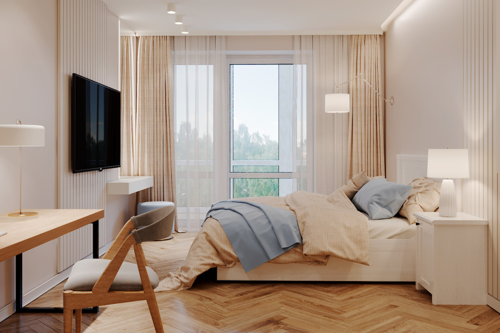 Квартира в мягких оттенках