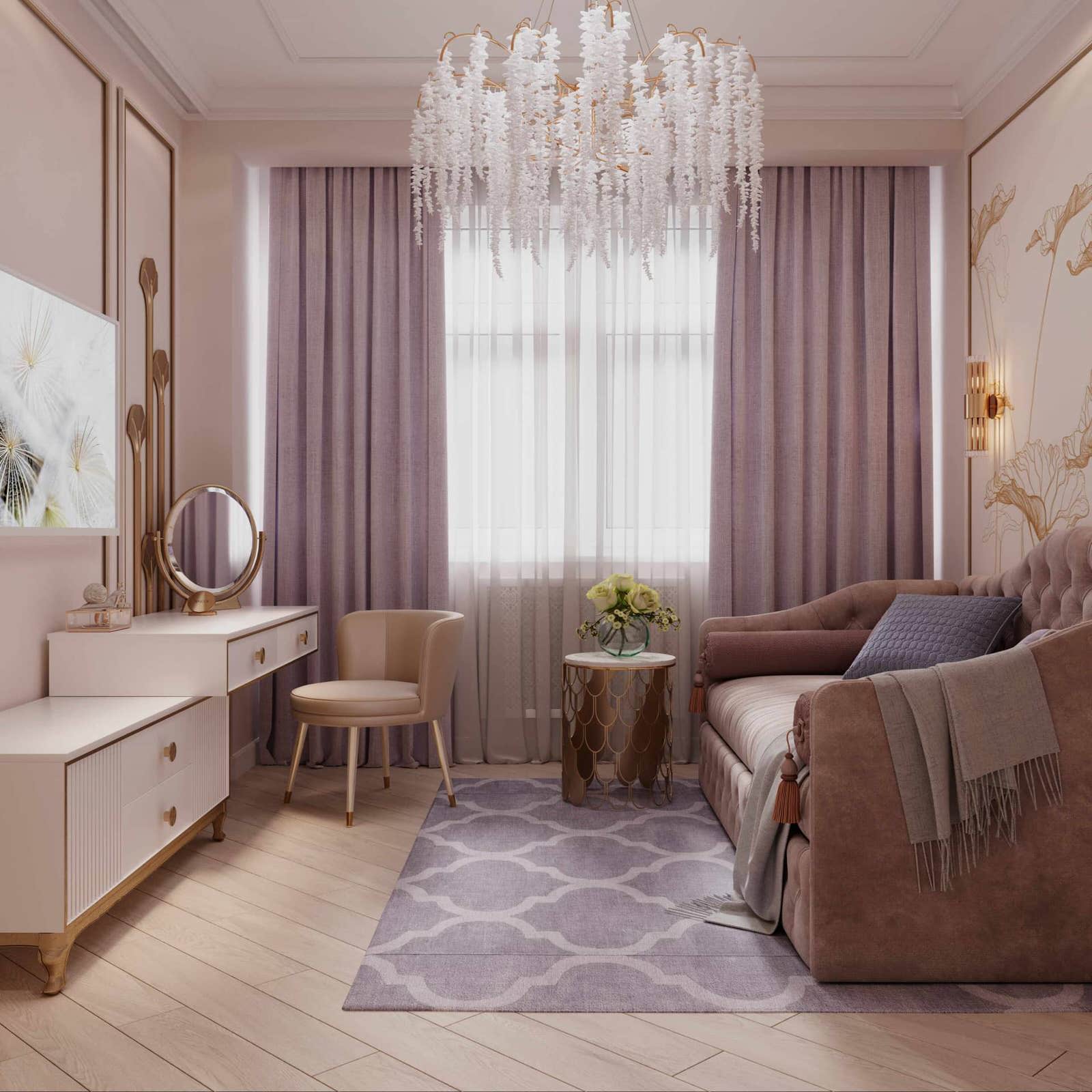 Дизайн и ремонт таунхауса в ЖК «Николинские ключи» — Роскошь вне времени