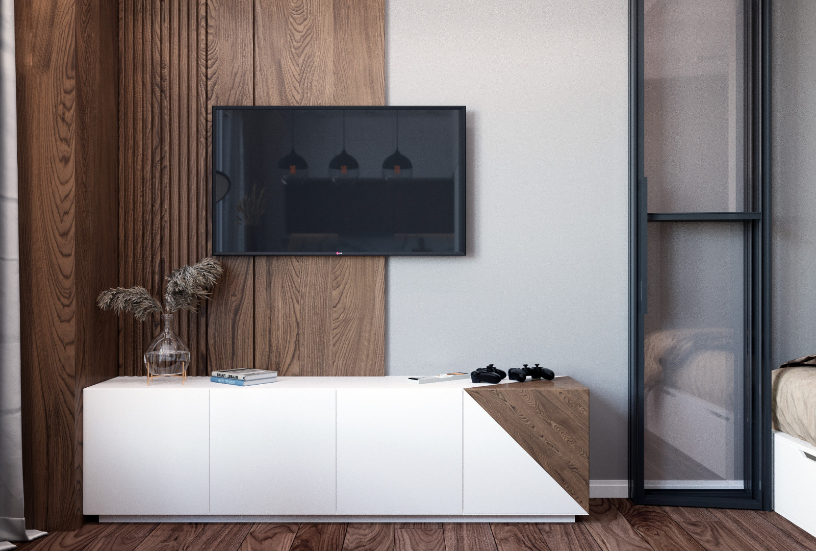 Квартира-студия в светлых тонах