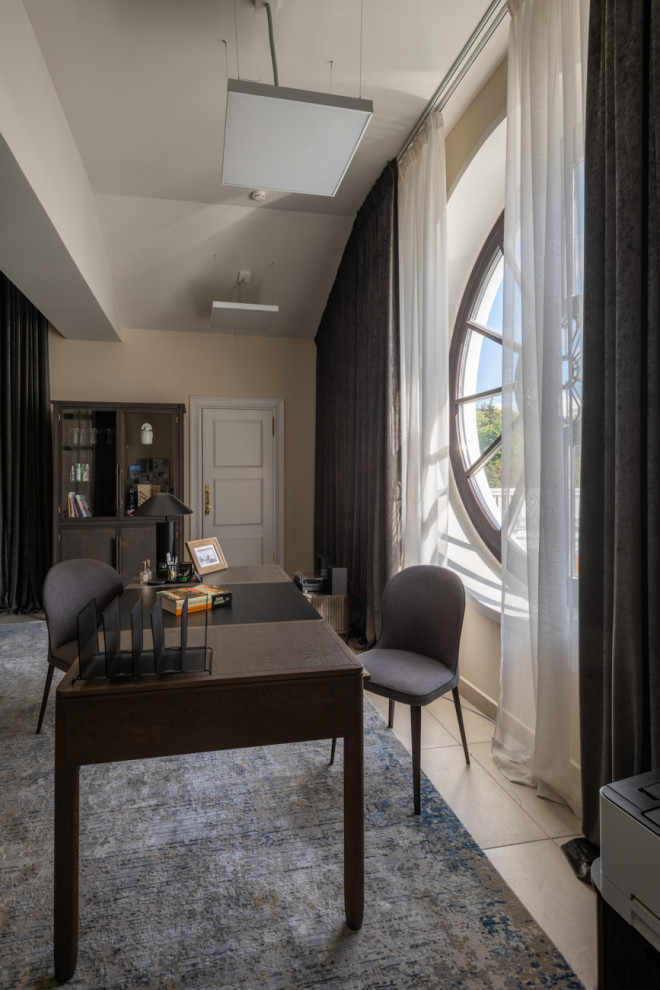 Речной вокзал. Дизайн штор.