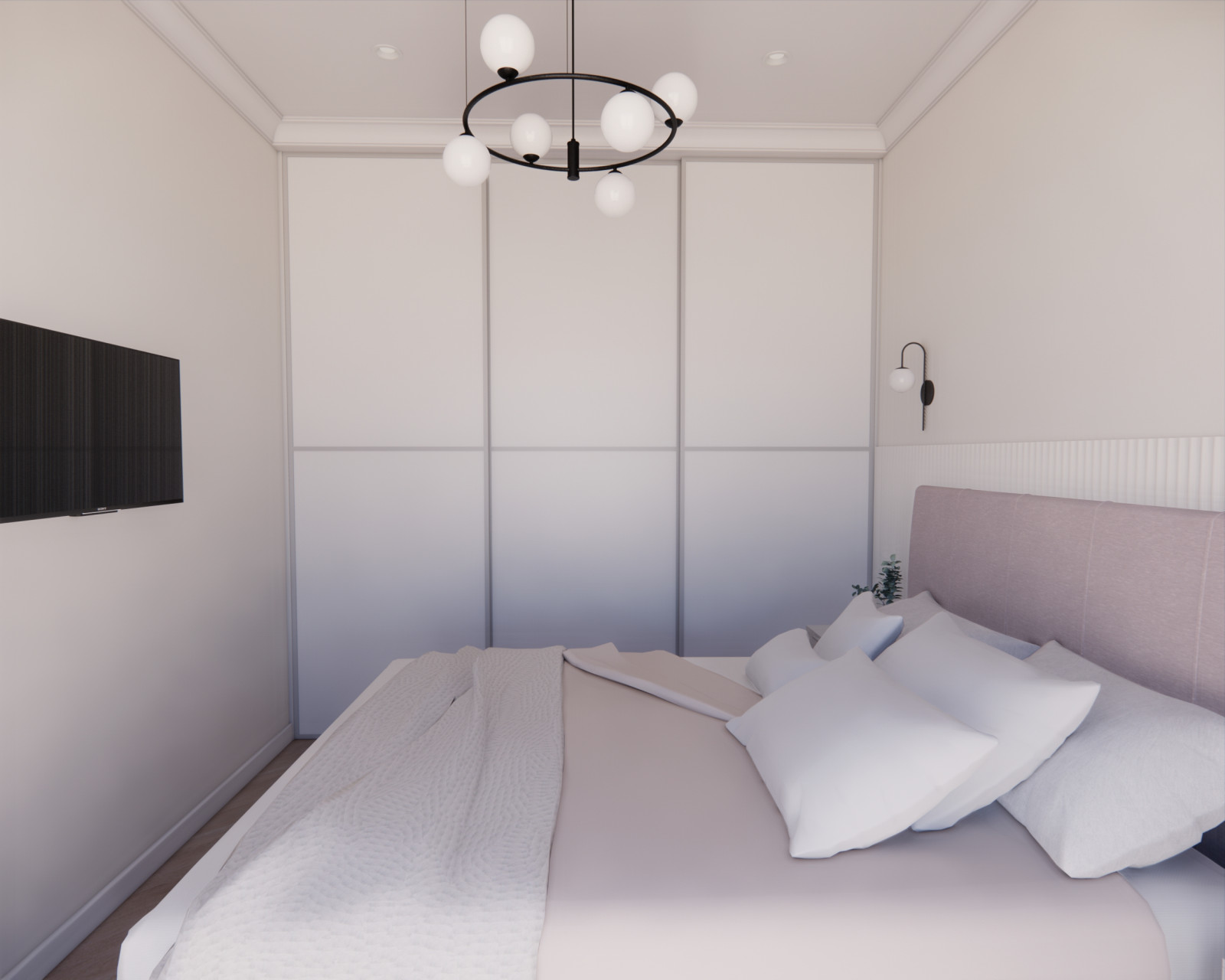 Светлая спальня