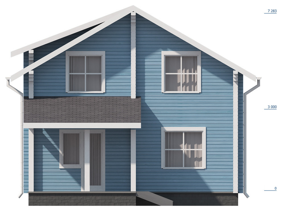 Дом из профилированного бруса "Радонеж"