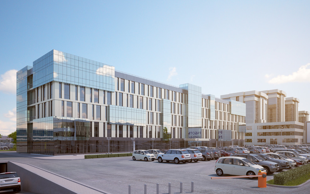 Административное здание со встроенной автопарковкой. Бизнес-центр "ВЕГА"