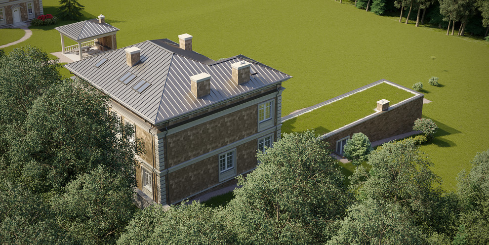 Обложка проекта: Дом с кленом на террасе