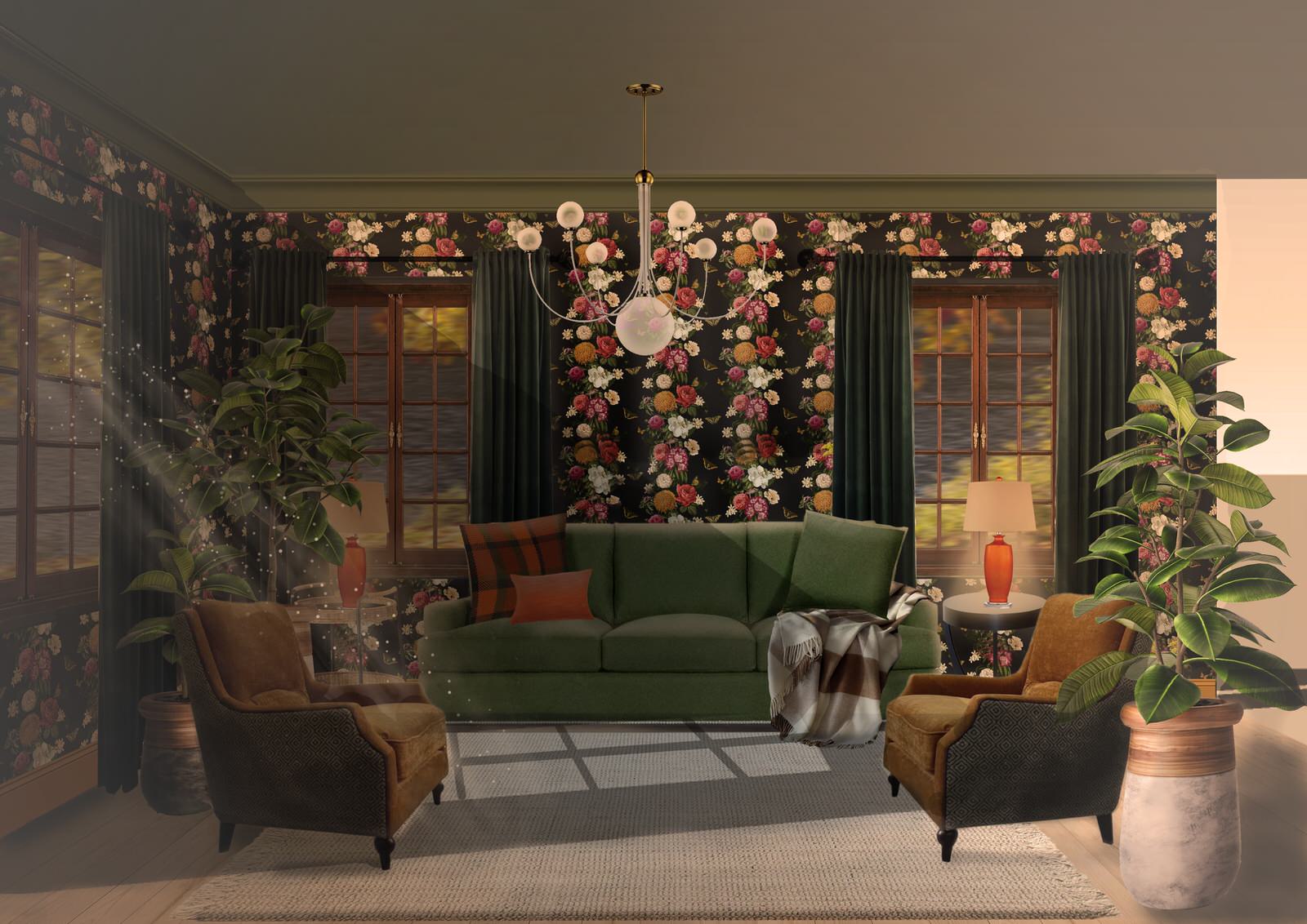 Интерьерный коллаж