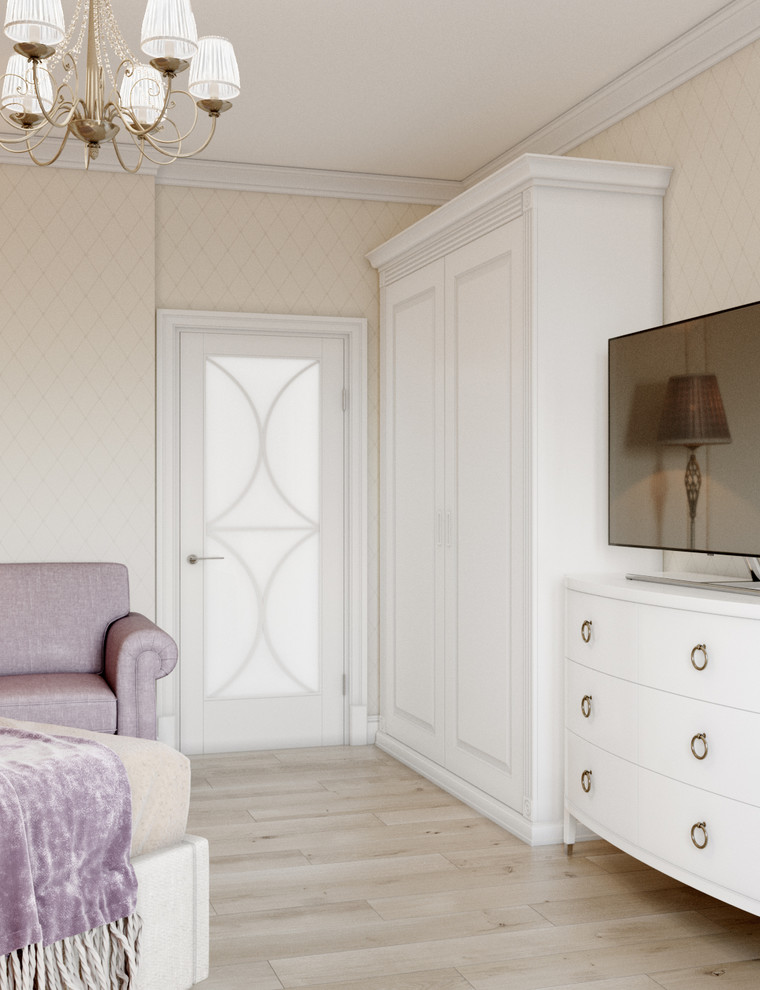 Современная классика в пастельных тонах. ЖК Рассказово, 100 кв.м.