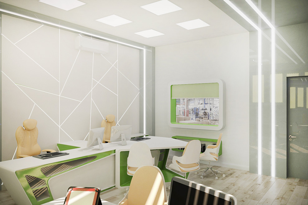 Офис в Футуристичном Стиле