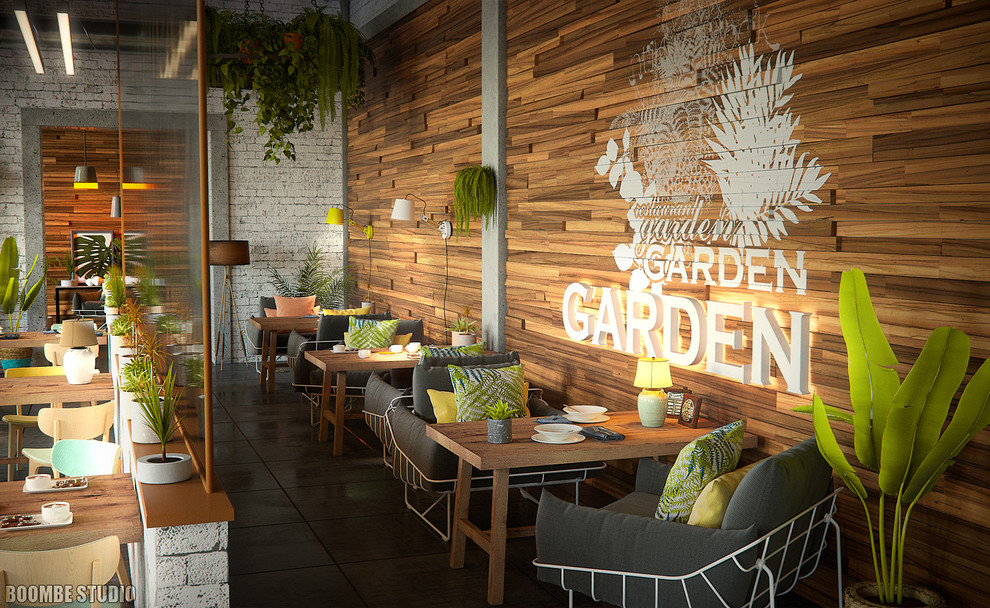 Project of "GARDEN" restaurant in Melbourne