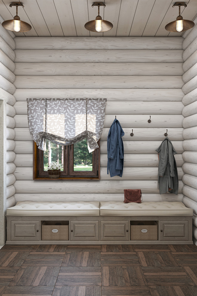 Деревянный дом в стиле "Рустик"