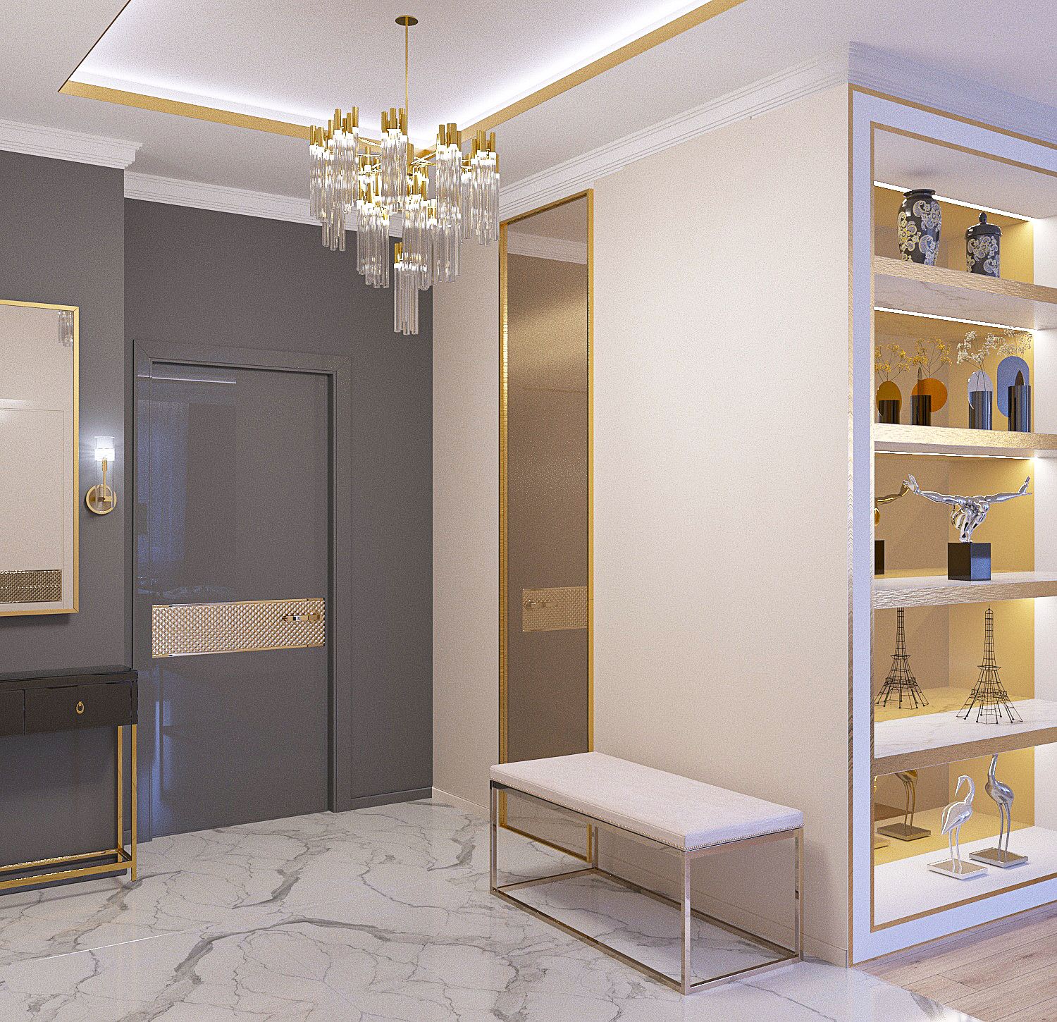 Квартира на Крестовском острове, 178 м2