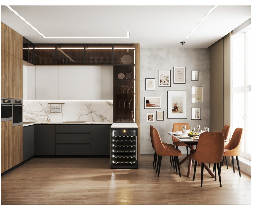 Обложка проекта: Проект для молодой семьи из 4-х человек в современном стиле