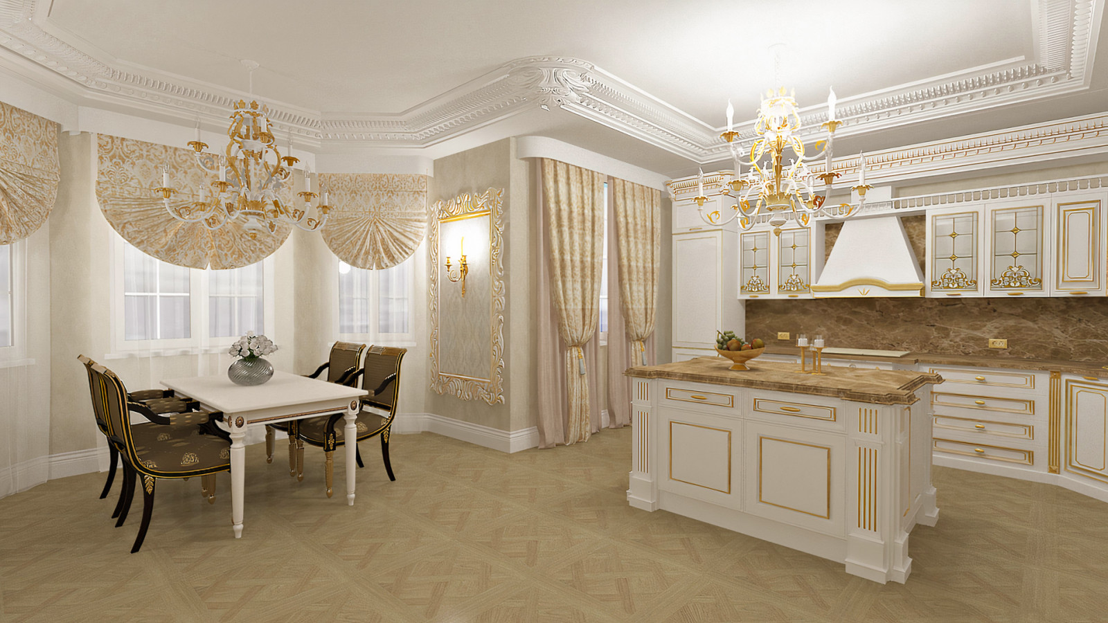 Загородный дом в стиле барокко