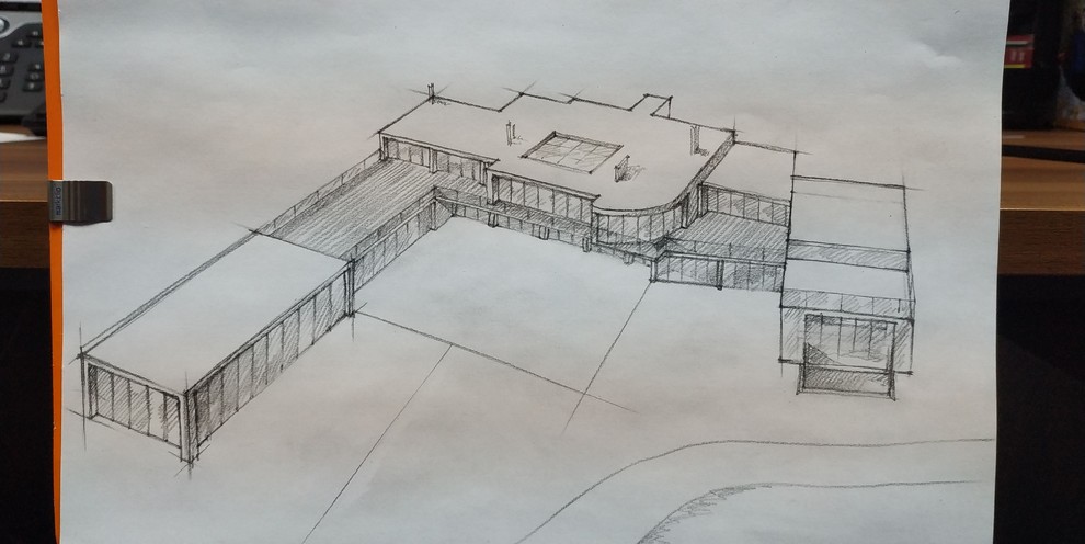 Предпроект, прорисовки, эскизы.