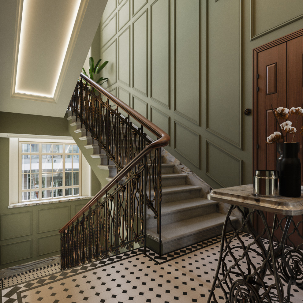 Подъезд в доме на ул. Бахрушина