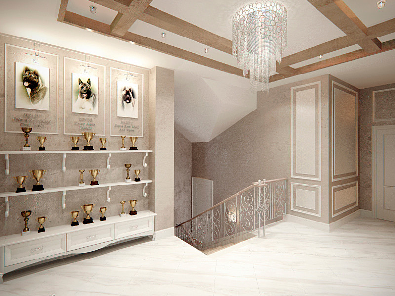 холл с лестницей