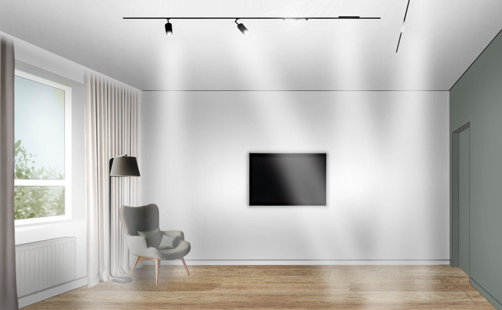 Дизайн-проект трехкомнатной квартиры