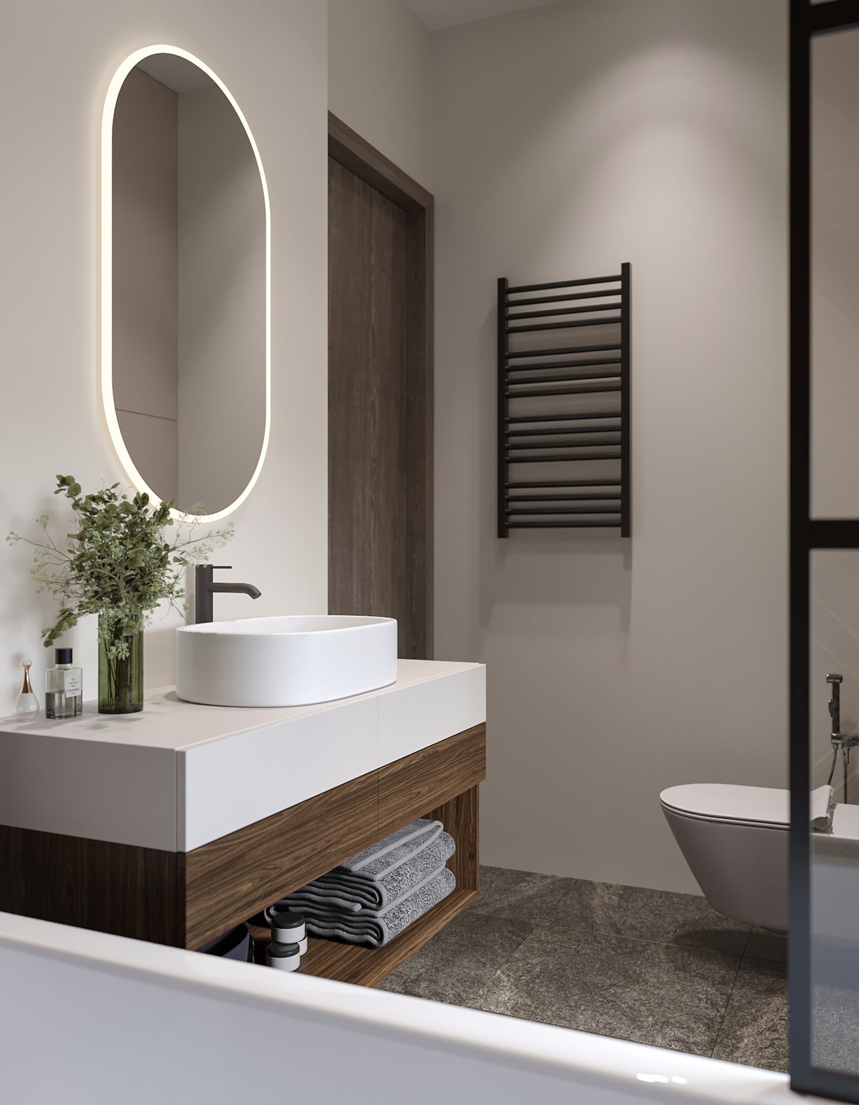 ЖК Серебряный Парк. Ванная комната