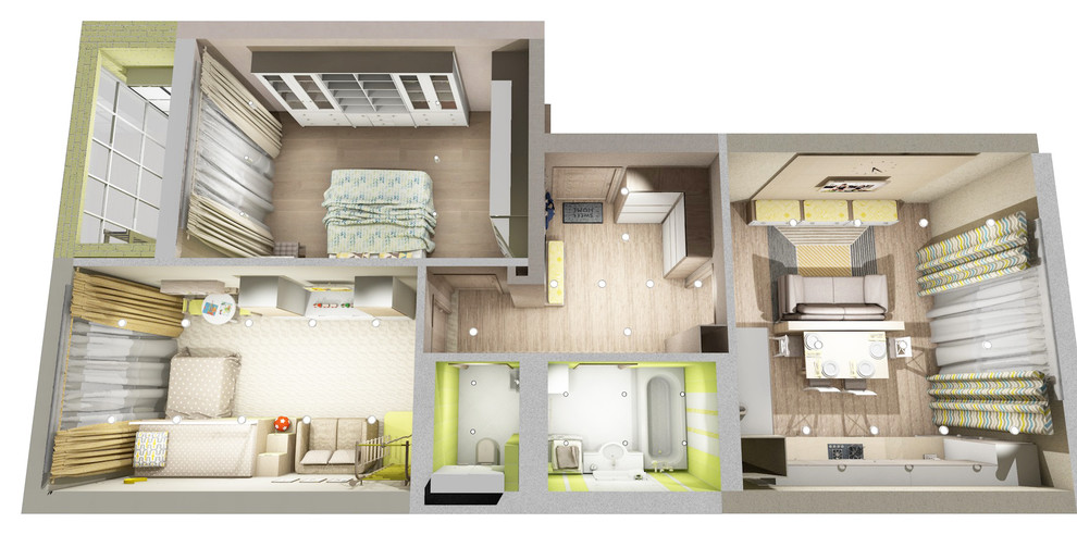 Обложка проекта: Солнечная квартира