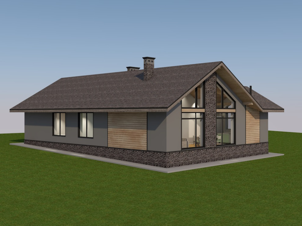 23-028 Жилой дом из газобетона общей площадью 166 м2