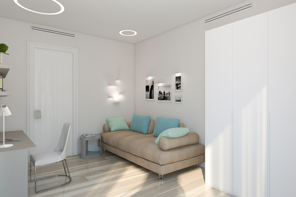 Проект квартиры ЖК "Алые Паруса" (3D визуализации)