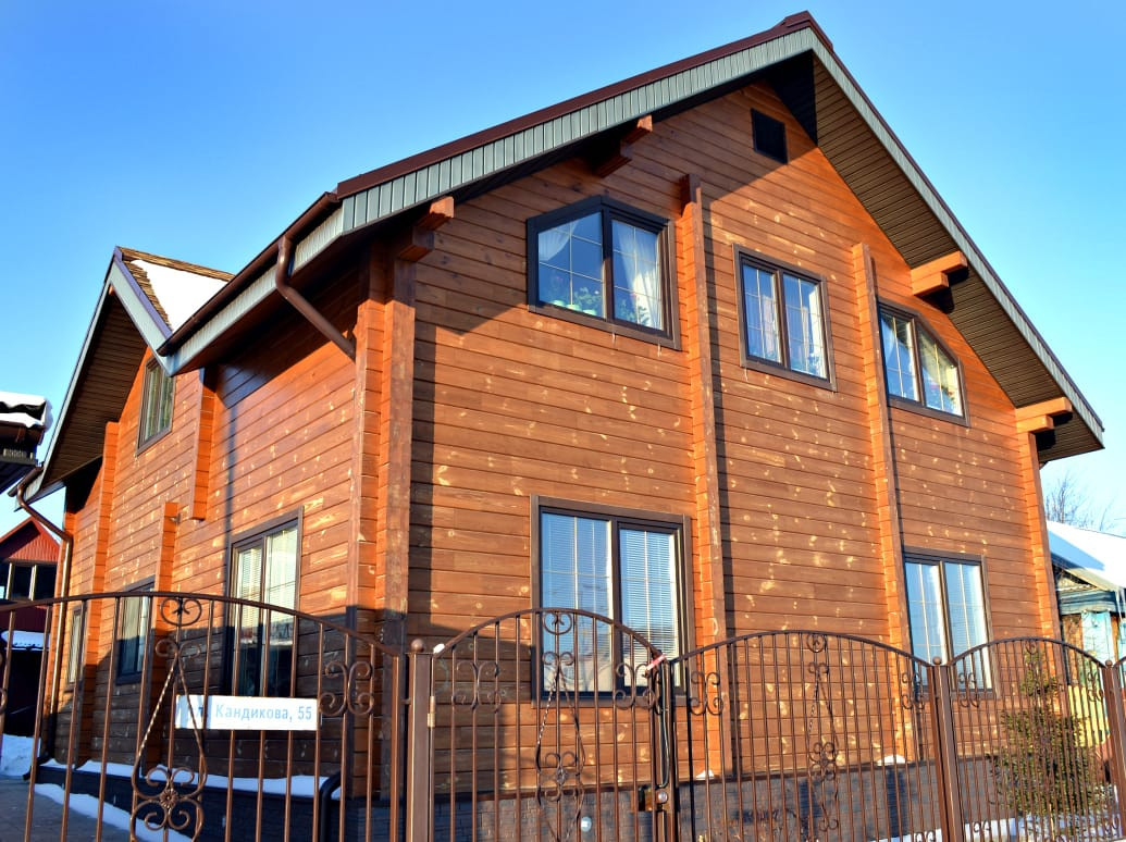 Обложка проекта: Дом и баня Новосибирск