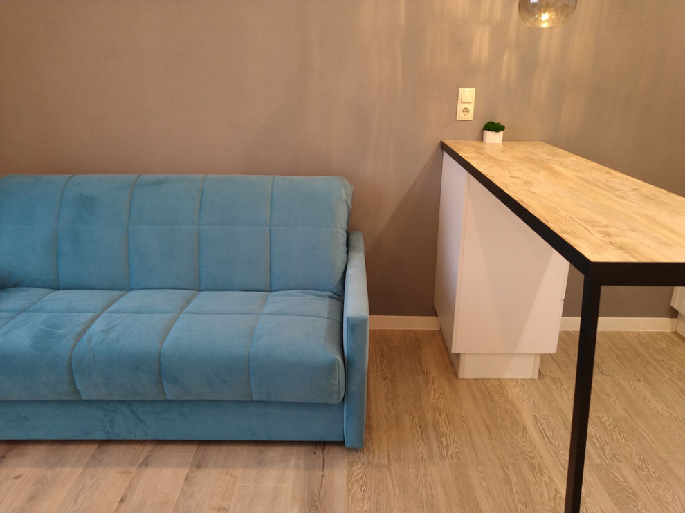 Ремонт студии ЖК Алые Паруса