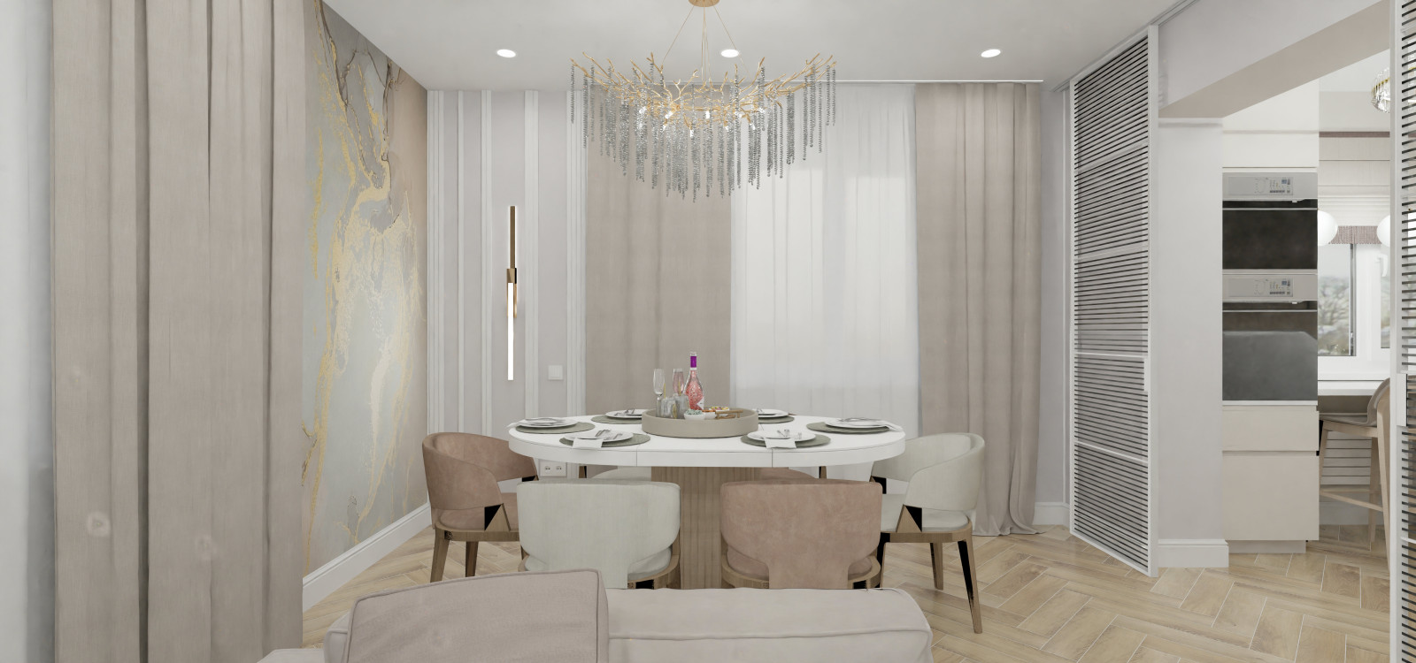 Квартира в стиле современной классики