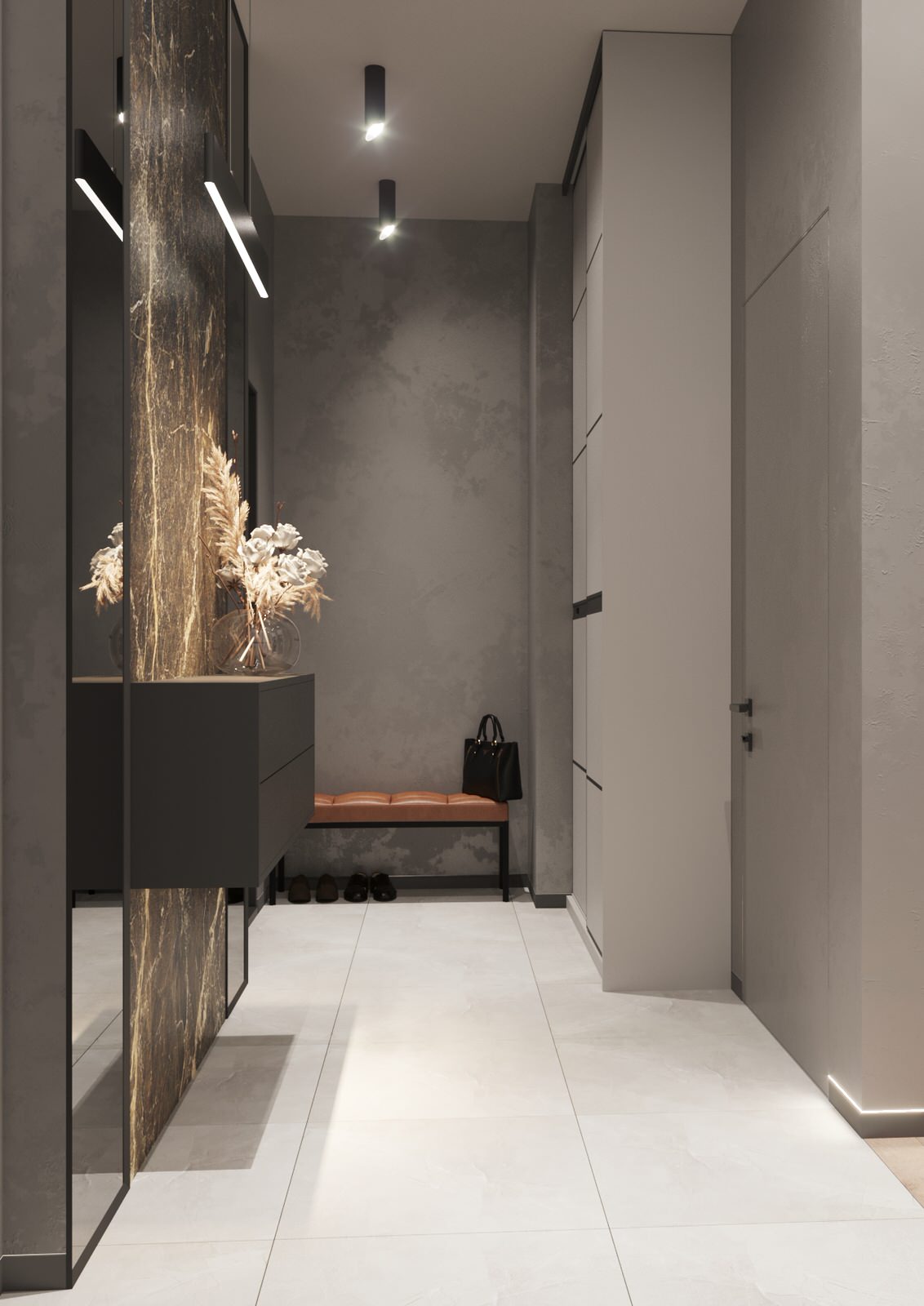 Interior design of an apartment