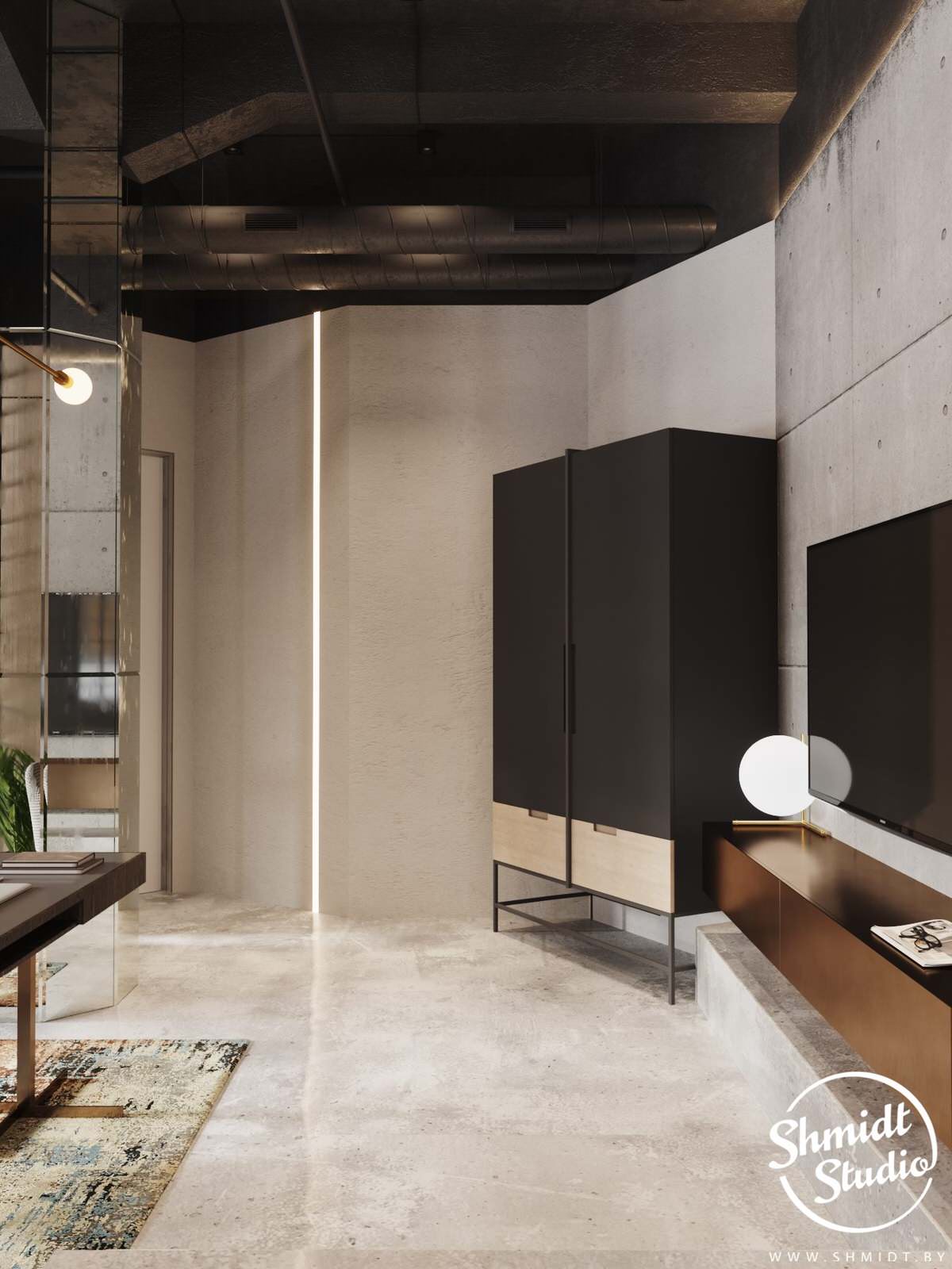Проект "Modern Loft" | Чикаго