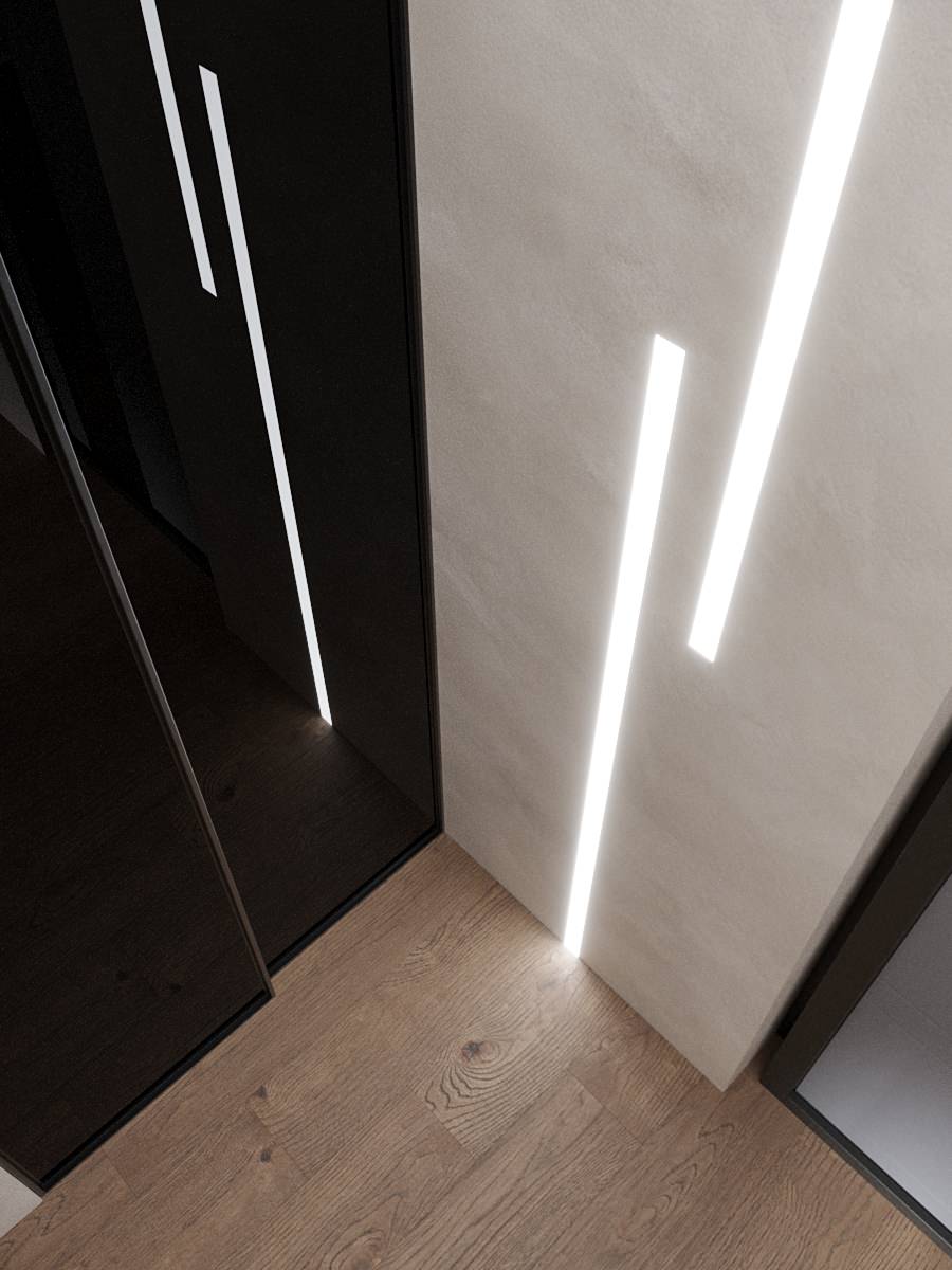 Дизайн проект коридора с гардеробом