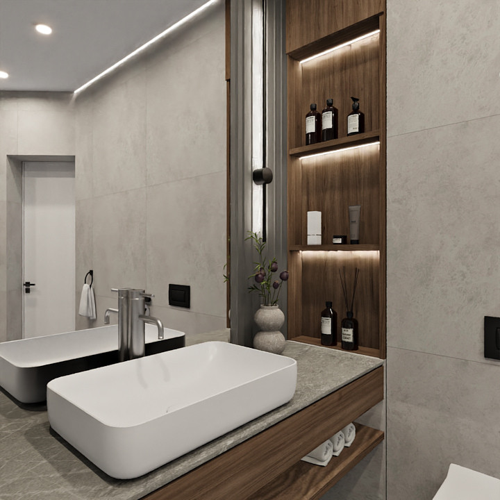 Санузел в современном стиле