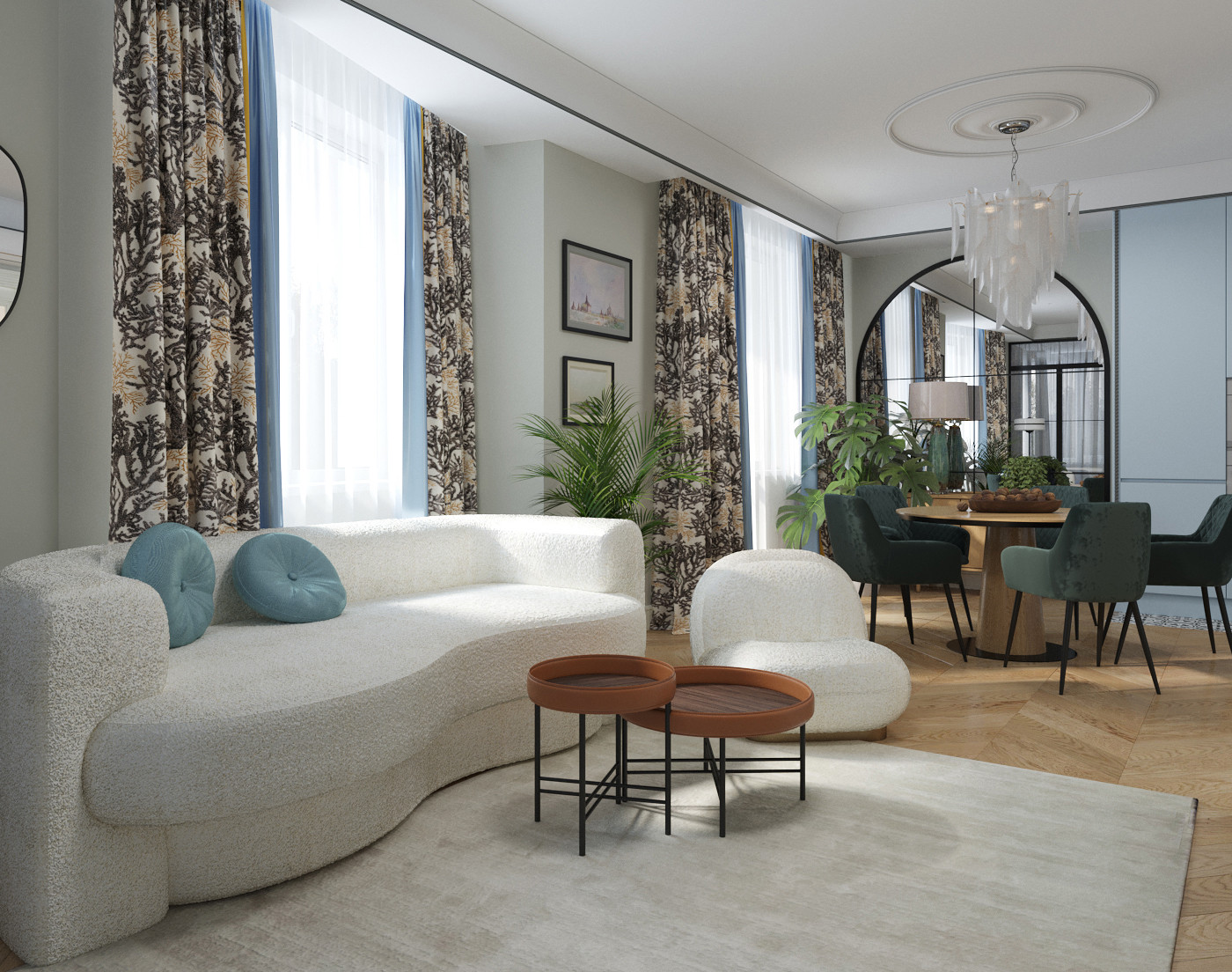 Обложка проекта: Квартира в ЖК Фестиваль Парк