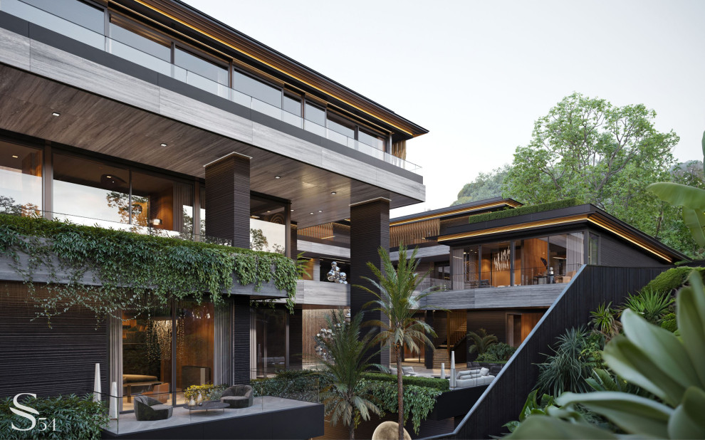 Архитектурный проект четырехэтажного дома на Филиппинах