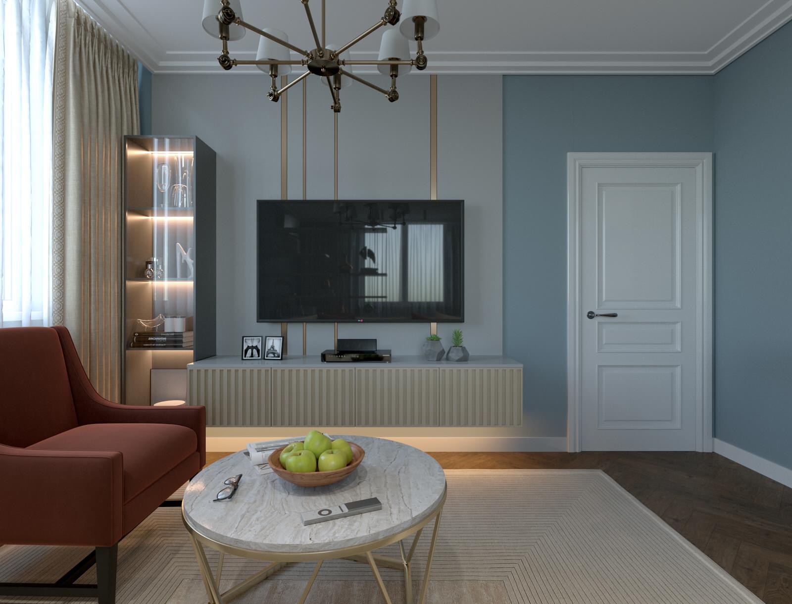 Гостиная ЖК "Резиденция 2"