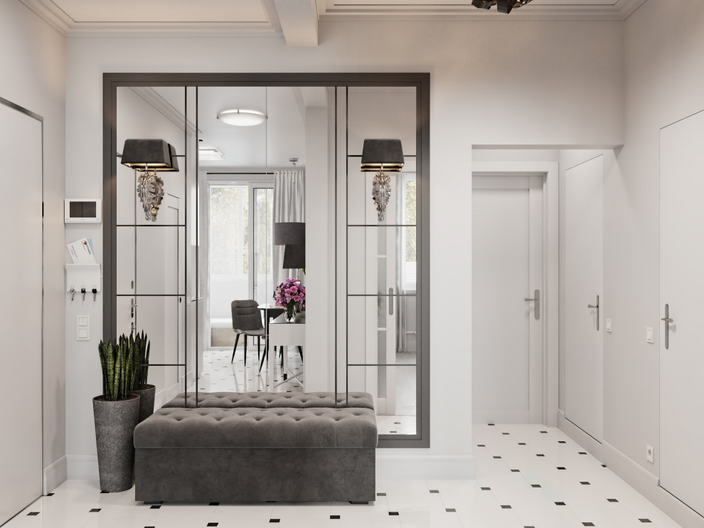 Контрастный белый