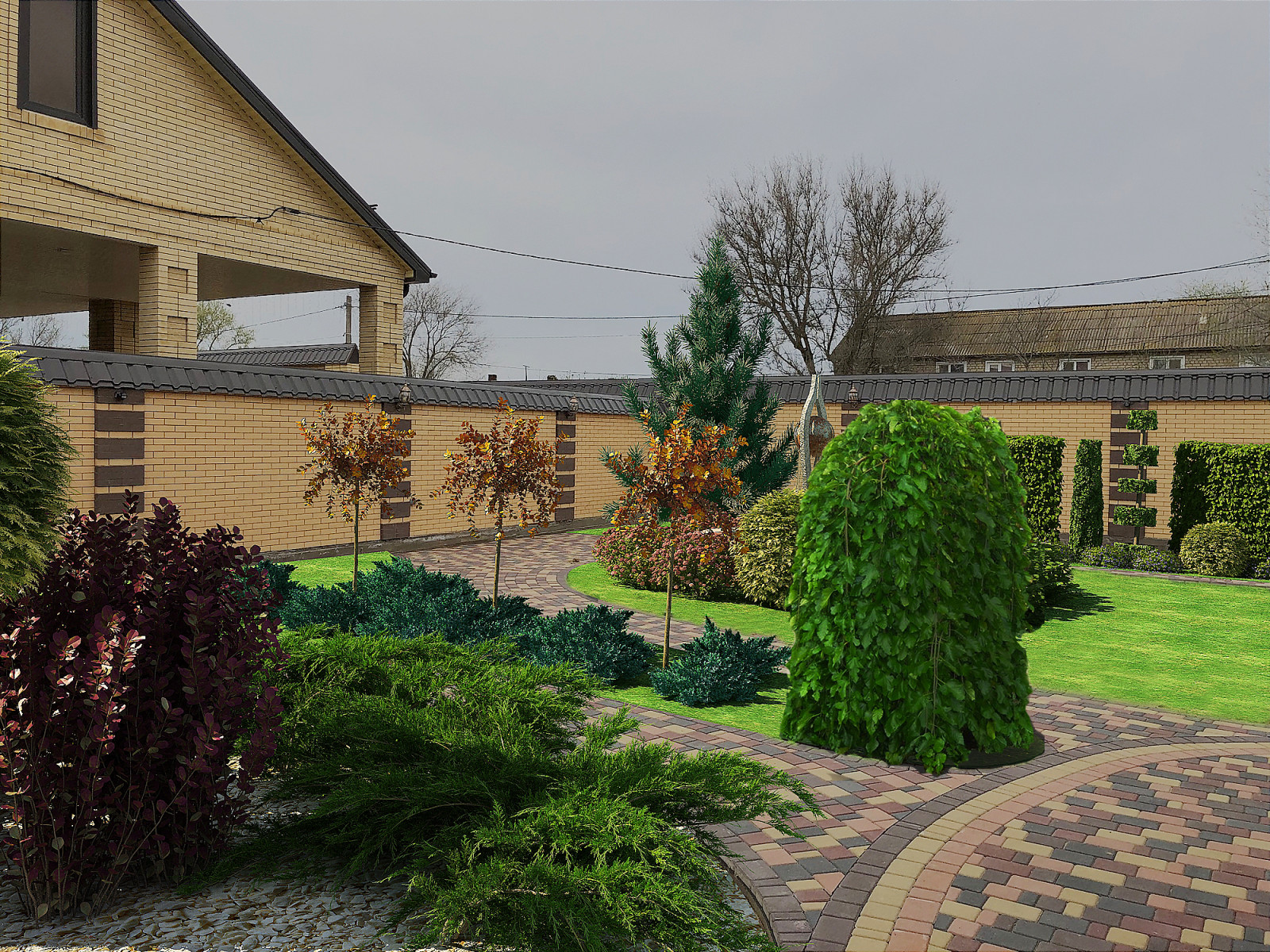 Ландшафтный дизайн участка