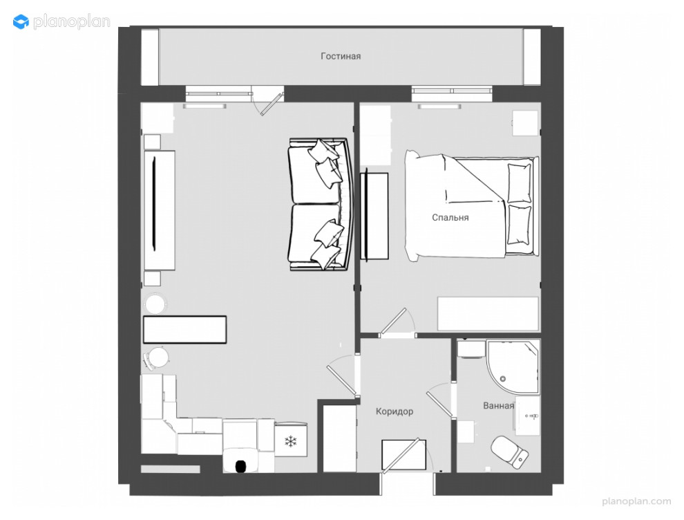 Обложка проекта: Планирование и построение дизайн проектов в программе Planoplan.