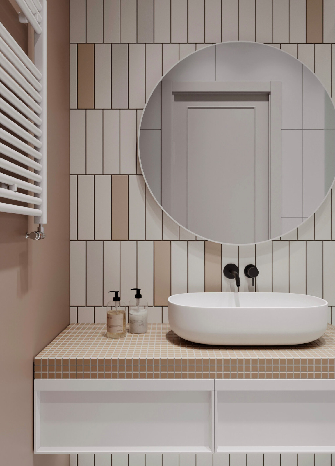 Обложка проекта: Квартира на улице Манчестерская, в Санкт-Петербурге, 76 м²