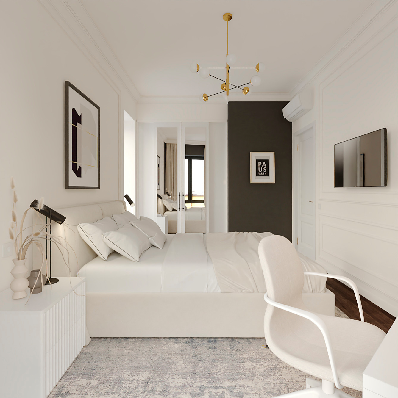 Дизайн-проект апартаментов 37,5 кв.м. в ЖК "Савеловский Сити"