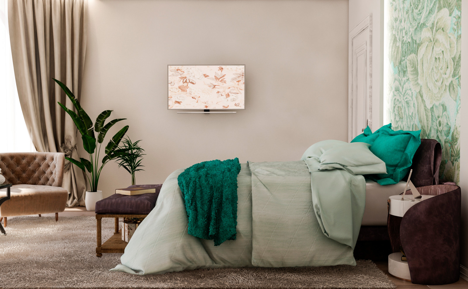 Интерьер частного дома в пос. Султан