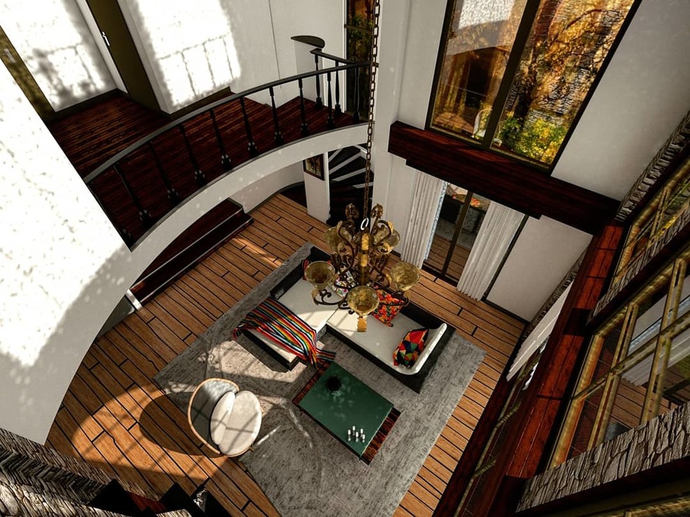 Дизайн-проект загородного дома в Орловской области