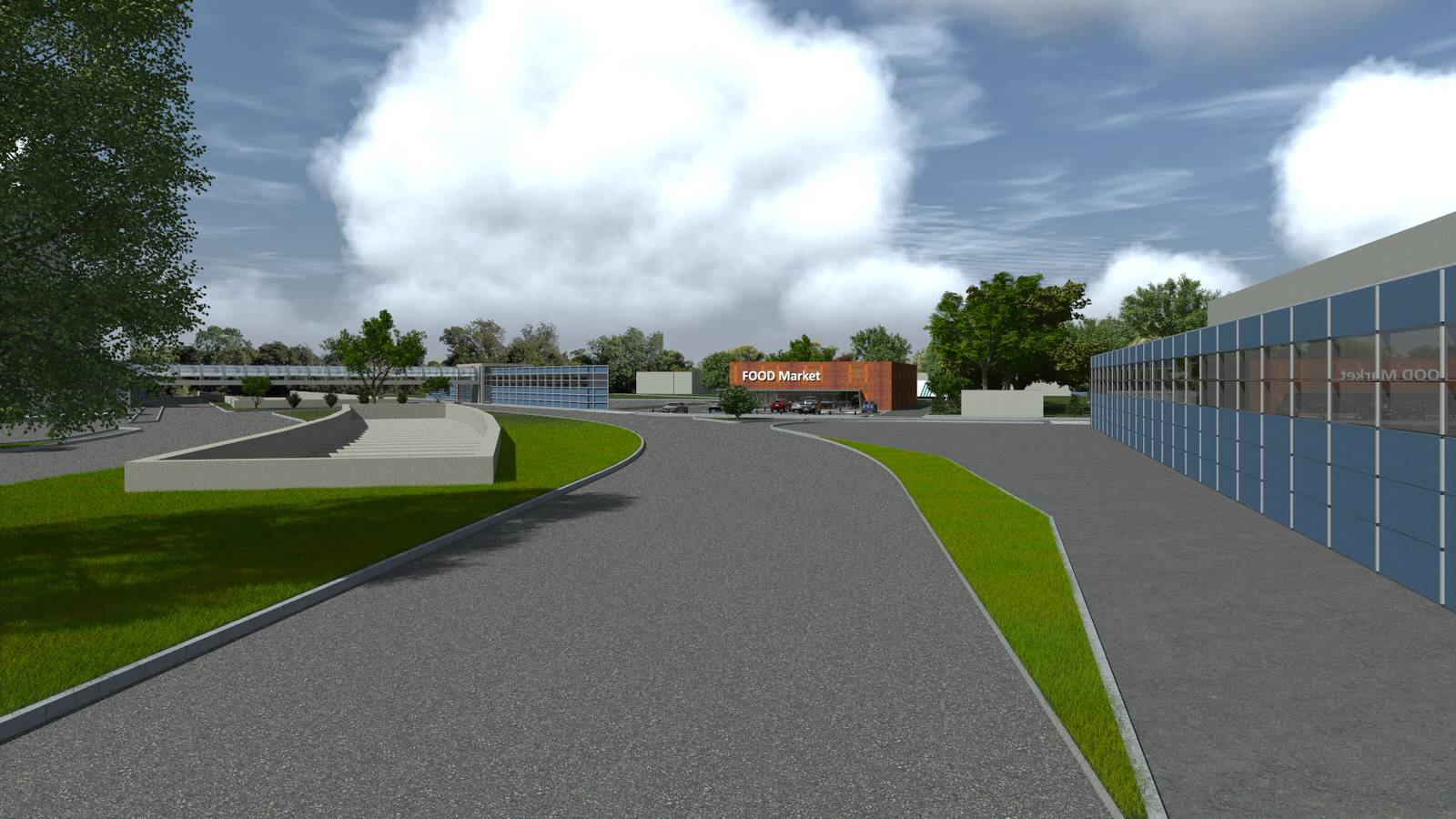 Обложка проекта: Эскизный проект торгового центра в г.Жуковский