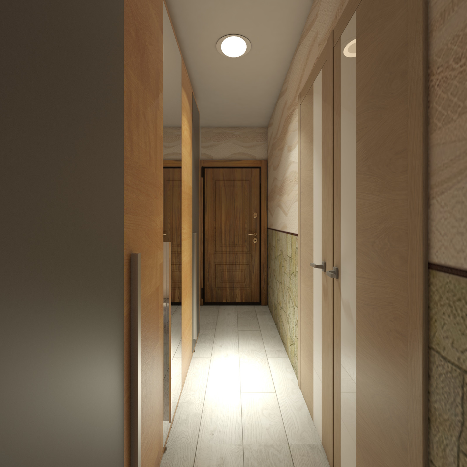 3D визуализация коридора 2