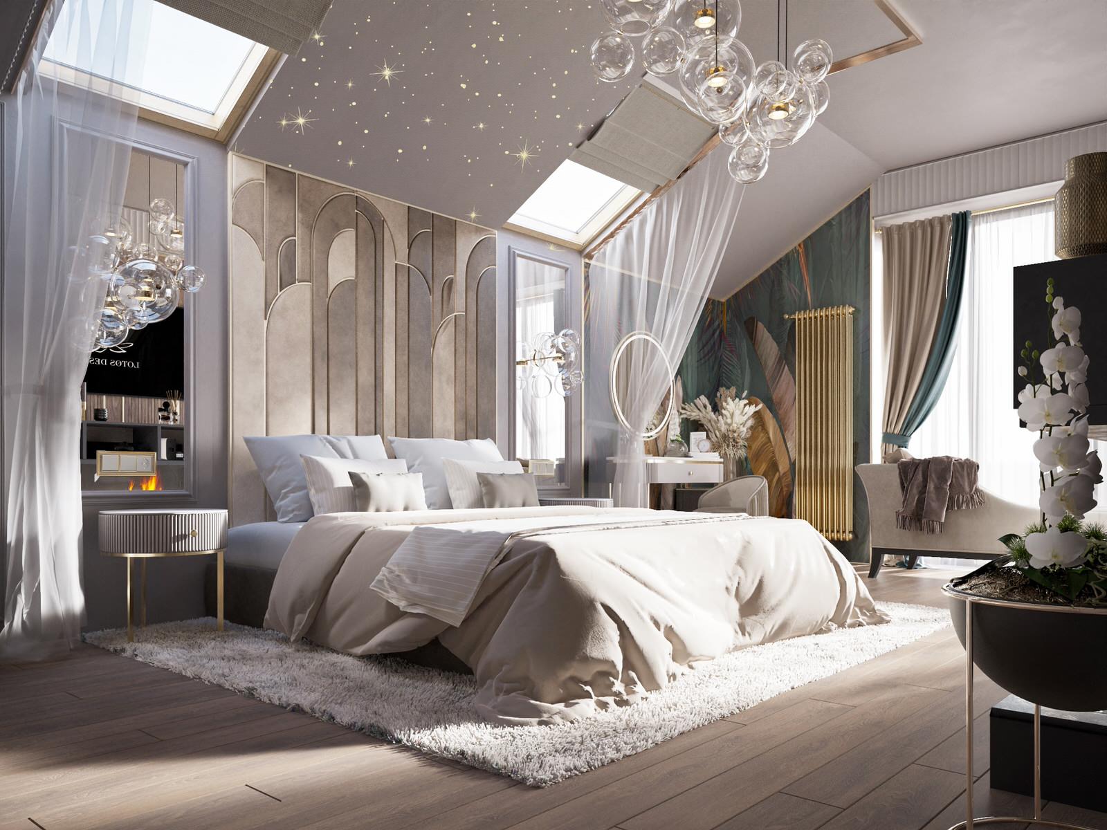 Спальня в жилом доме