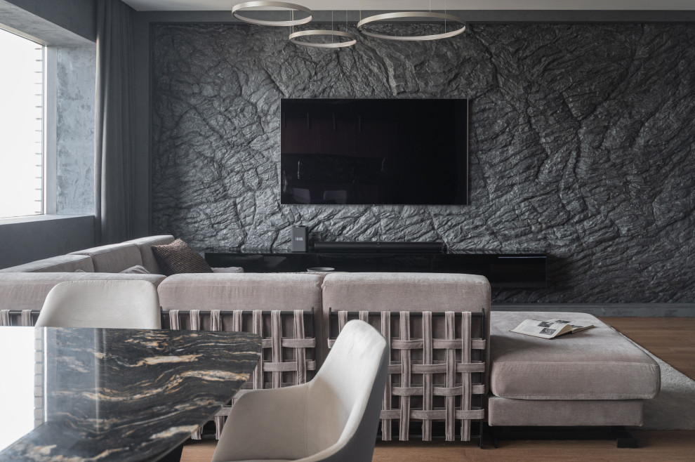 Пентхаус (современный) - гостиная