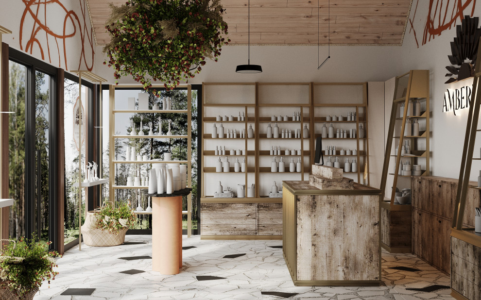 Магазин янтарной косметики в заповедной зоне