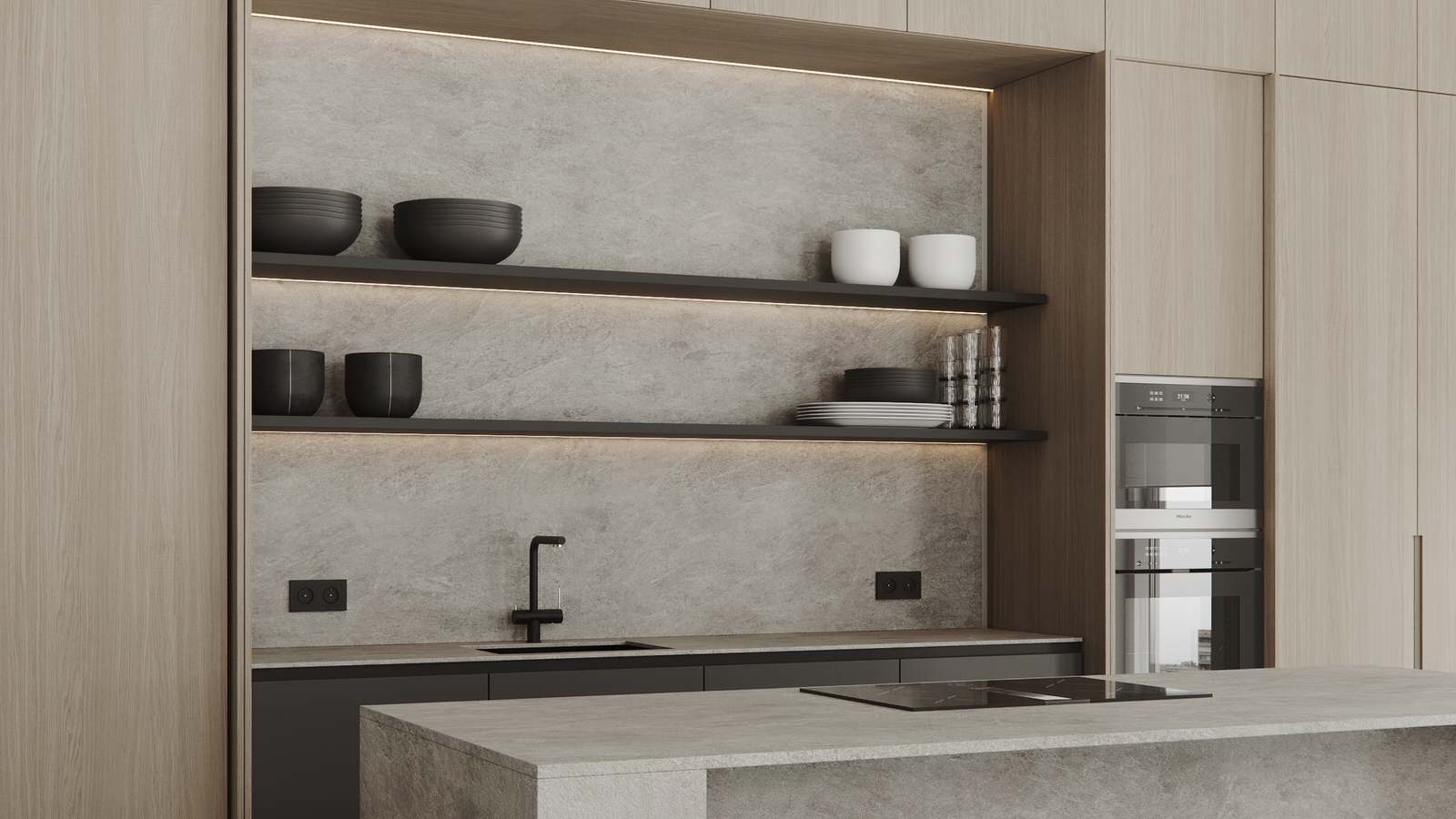 Apartamente de Vaugirard kitchen